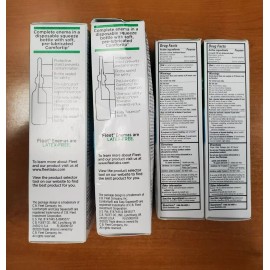 Fleet 6 Bottles: Fleet Laxative Saline Enema for Constipation 4.5oz ea (Exp 3/26) R3P6