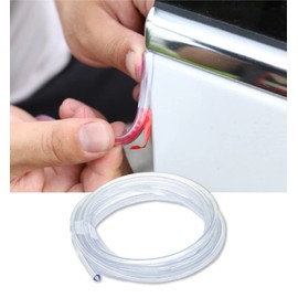 Car Door Edge Guards, 32Ft Car Door Protector Trim Rubber Door Seal Protector U Shape Trim Molding Protection Strip for Most Car (Clear)
