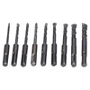 Masonry Drill Bit Set Carbide Tip Rotary Hammer Tool for