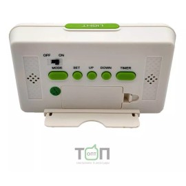 Gadiz Reloj Digital Alarma Numeros Grandes Fechador Luz Led Colore