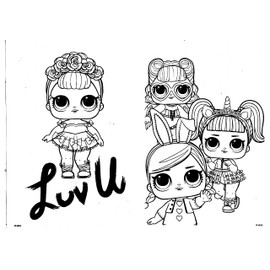 Lol Surprise - Jumbo Coloring & Activity Book - Glam Life