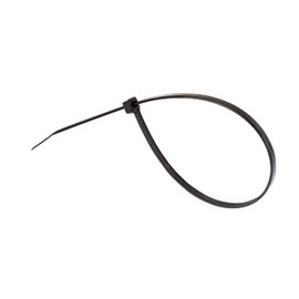 Gocableties Pack of 100 Black Cable Ties, 300 mm x 4.8 mm, Premium Quality UV-Resistant Set