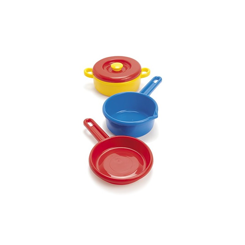 Dantoy 4237 Pot Set with Lid, 3 Pieces