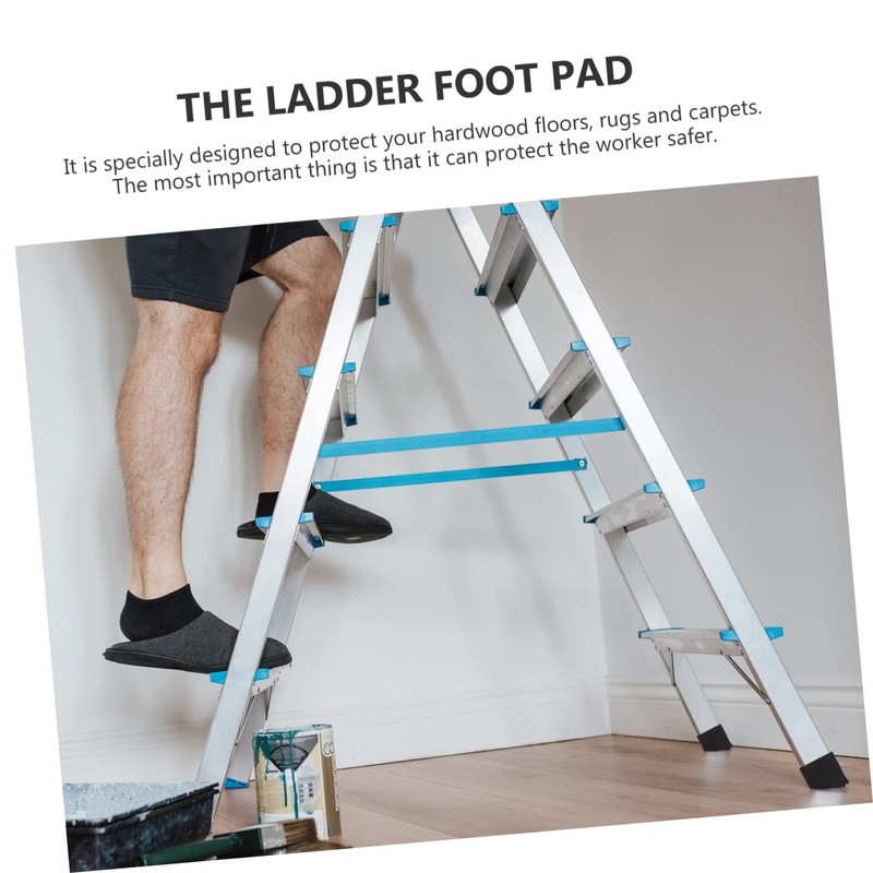 WOONEKY 2Pcs Non Slip Ladder Feet Covers Durable Pads for