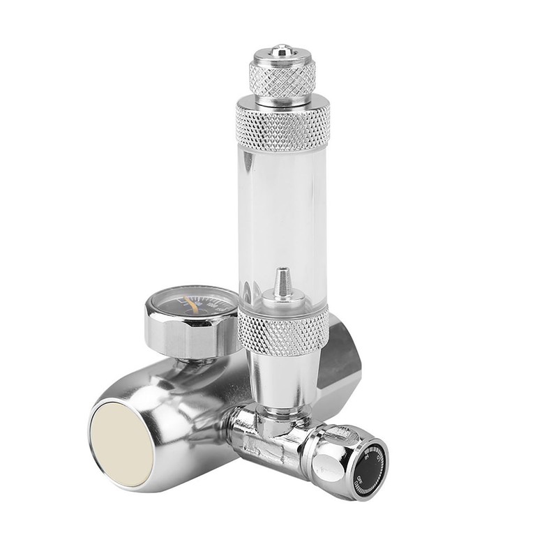 Aquarium CO2 Pressure Regulator Check Valve Gauge Bubble Counter Mini
