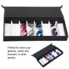 8 Grids Dustproof Glasses Case Organizer Sunglasses Storage Box Jewelry