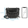 Women's Small Studs Rivet Crossbody Handbag Fashion Shell Shape Shoulder