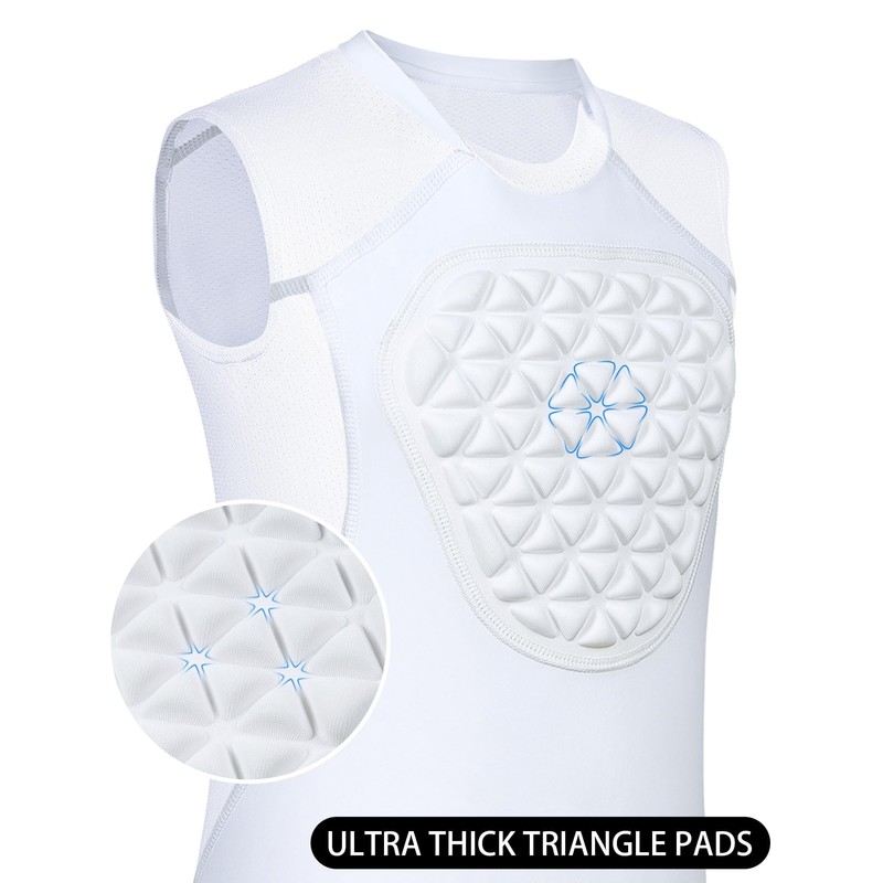Dreammonkey 3T-9Y Toddlers Baseball Chest Protector Padded Compression Shirt Softball
