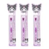 Generic Individually Packaged Cute Toothbrush Set, Compact Head (Purple, 3