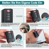 ZHEGE Suitcase Lock, Combination Lock Suitcase with Flexible Cable, TSA
