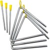 AllBright Triangle Percussion Instrument Children Educational Toy Accompaniment Concert Set