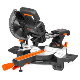 WEN 20V Max 7.25-Inch Cordless Sliding Miter Saw, Single Bevel and Brushless with LED Cutline Guide (Tool Only – Battery Not Included) (20672BT)