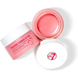 W7- Mascarilla de labios de fresa Super Sweet Dreams - Vitamina E, aloe vera y aceite de semilla de uva - Para labios hidratados y llenos
