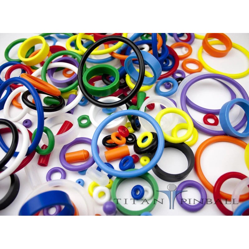 Titan Pinball Universal Pinball Machine Rubber Ring Kit - Titan
