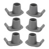 KOMBIUDA 6pcs Walker Ski Glides Heavy Duty Non-slip Sliders for