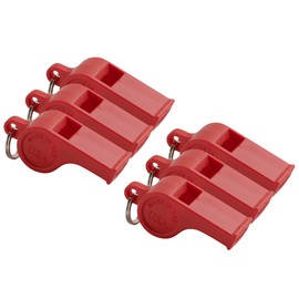 American Whistle Corporation American - Personal Safety Whistles - 6 Pack (Red)