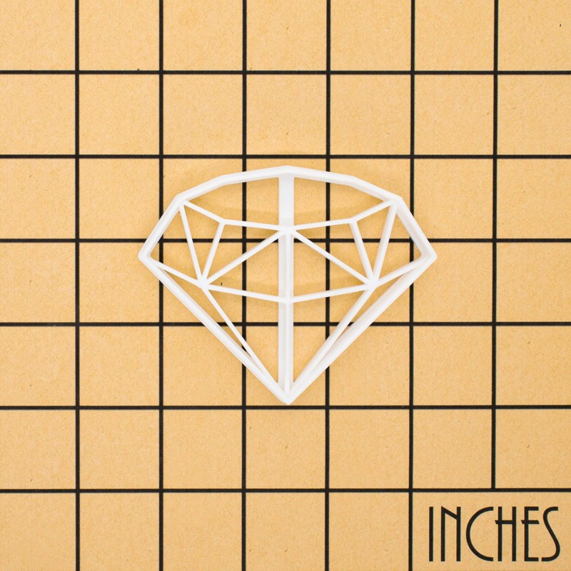 Diamond Cookie Cutter, 1 Piece - Bakerlogy