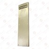 Adonai Hardware 16 Inch "Aholibamah" Brass Push Plate - Satin