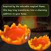 Amine Calcifer Fire Key Tray for Entrway Table Desktop Storage
