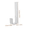 Ipetboom 2pcs Bunk Bed Ladder Hooks J Shaped Bracket Accessory