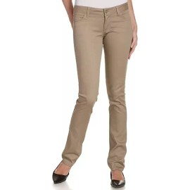 Dickies Girl Junior's Classic 5 Pocket Skinny Pant, Khaki - 15