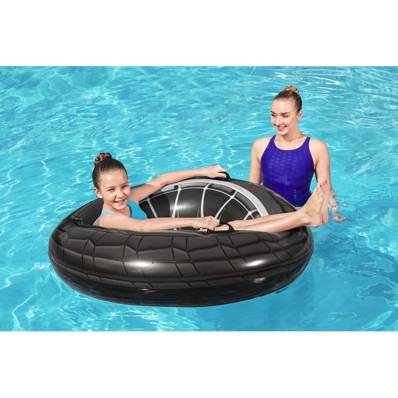 Bestway High Velocity Tyre Tube, 47" Inflatable Ring with Handles,