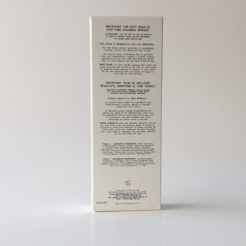 Westmore Beauty Dual Phase Primer 1 fl oz box