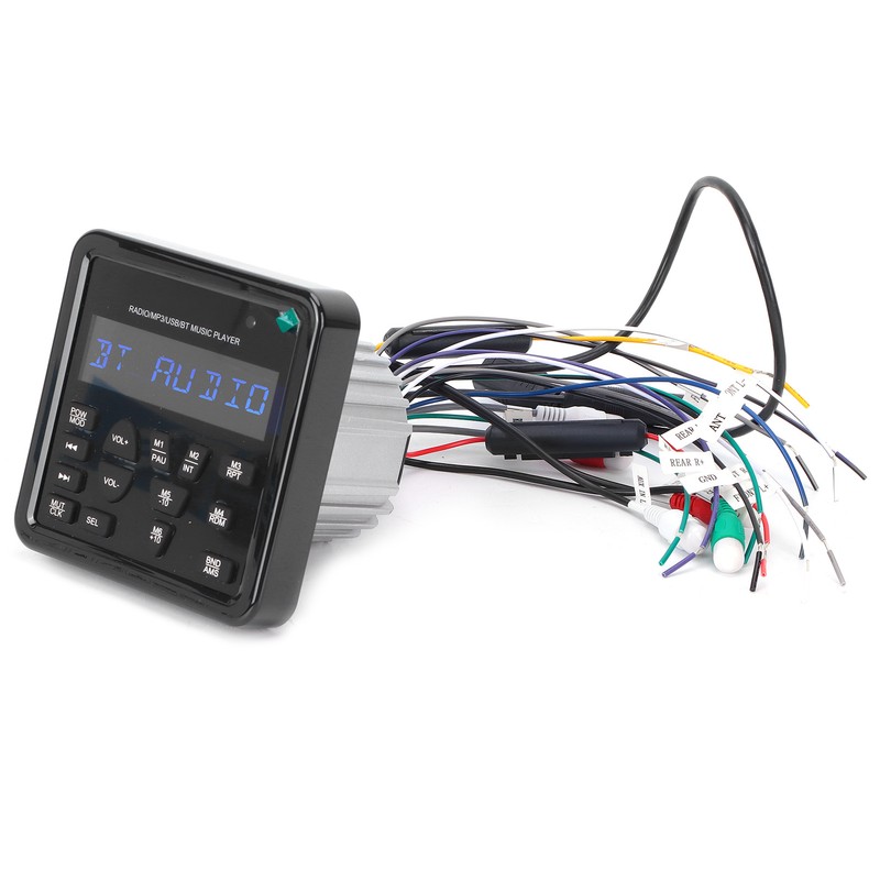Digital Player USB Bluetooth Waterproof Multifunctional for Automobile Yacht Saloon