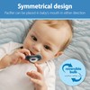 Dr. Brown's Advantage One-Piece Silicone Baby Pacifier, Fully Symmetrical Soother,