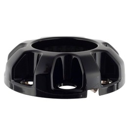 2017-2023 Ford Super Duty Tremor Black Appearance OEM Front Wheel Center Hub Cap Cover with Thru-Style Open Lug Bolt Holes KC3Z-1130-AA