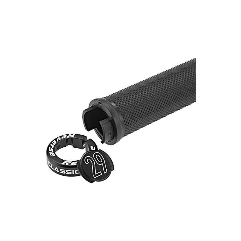 Reverse Grip Lock-On Bicycle Screw Grips Black/Black
