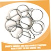KONTONTY 10pcs Stainless Steel Drain Hook Durable Grate Lifting Tools