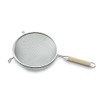 Imusa IMU-71195 10" Stainless Steel Strainer with Wood Handle
