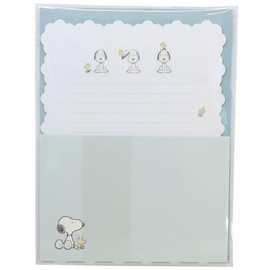 Kamiojapan Snoopy [Letter Set] Calm Letter/Snoopy & Woodstock Peanuts