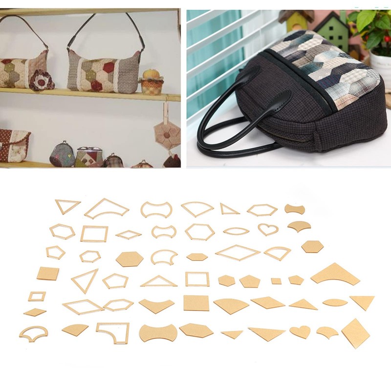 54 Pieces Stencil Template Set Acrylic Sewing Patterns Quilt Templates