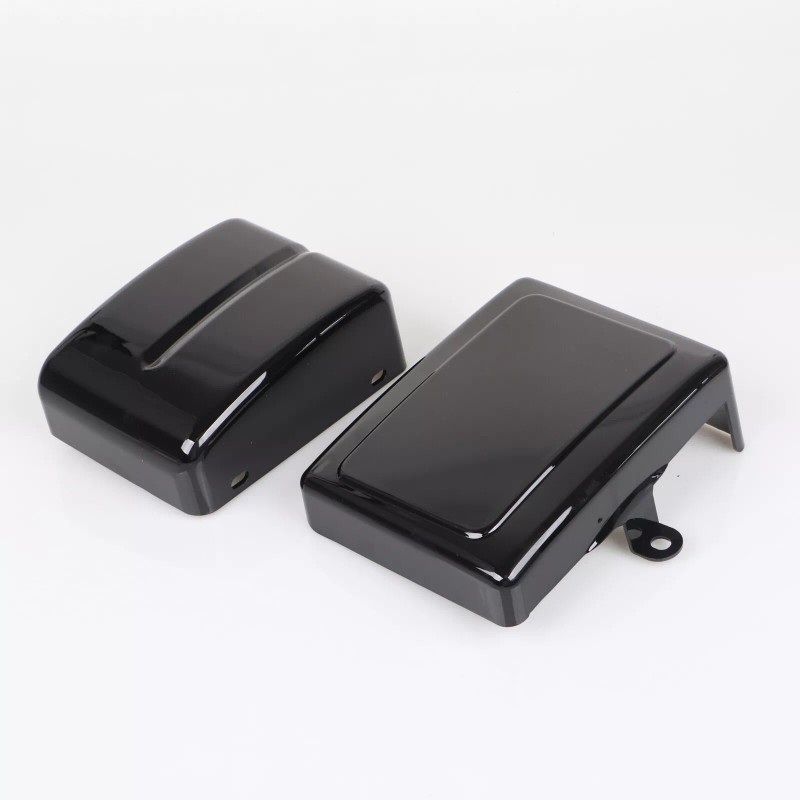 Unbranded Battery Side Covers For Harley Dyna Fat Bob 2006-17