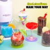 Hawaiian Shaved Ice Machine Kit - 3 Flavors, 25 Cups,