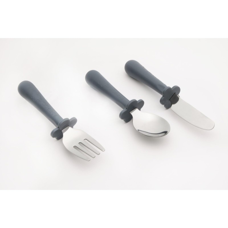 Grabease Toddler Silverware Set Forks Spoons and Knives Set Toddler