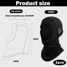 GEXINKEJI Summer Balaclava for Men and Women Cooling Balaclava Silk Elastic UV Protection Breathable Men's Motorcycle for Outdoor Sports Cycling Motorcycle Bicycle