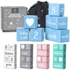 Baby Milestone Blocks - Blue