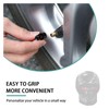 Dickno 5 PCS Skull Style Tire Valve Stem Caps with