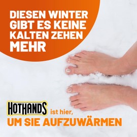 HOTHANDS Foot Warmers 5 Pairs – Air Activated – It Heats Automatically – Immediate Use