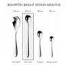 Robert Welch Bourton Bright Cutlery Long Handled Spoon, Set of