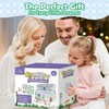SIMPLIPLAY Wooden Dollhouse, DIY Portable Pretend Play Doll House Set