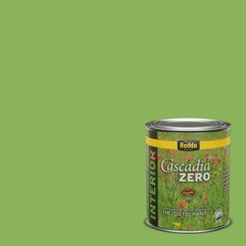 Rodda Paint CASCADIA ZERO Interior Flat Paint & Primer in One, Quart, Green Gone Wild