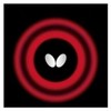 Lava W Spin Butterfly Table Tennis Rubber Sheet Black Rubber 2.3mm