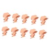 10pcs Metal Binder Clips Innovative Cartoon Cute Shape Electroplated Rustproof
