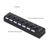 EZONEDEAL USB Hub 3.0, 7 Port USB Splitter with Individual