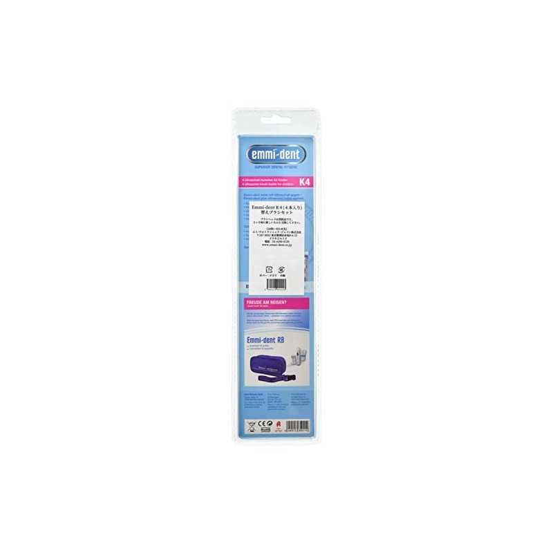Emident Dedicated Replacement Brush K4, Set of 4