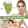 Jade Roller Set for Face, Gua Sha Stone Massage Set